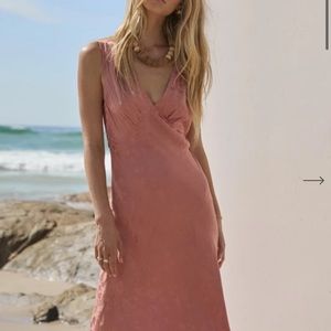 Isadora midi rose dress Auguste the Label